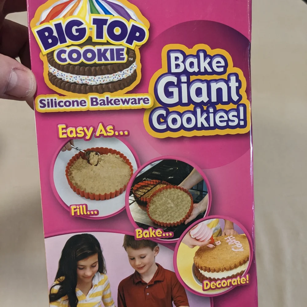 Kids Cooking Fun:Pampered Chef Emoji Cookie Cutters & Big Top Giant Cookies